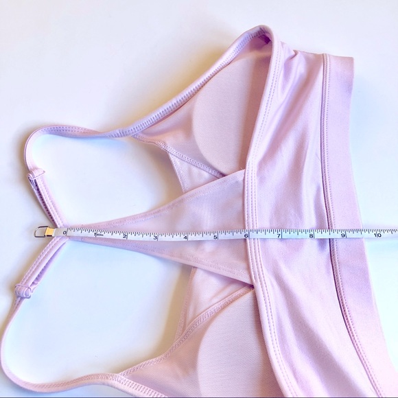 NEW SO AUTHENTIC AMERICAN HERITAGE Sports Bra Racerback Straps Medium Pink Women - Picture 8 of 13